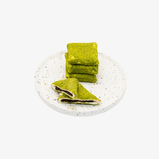 Chocolate pistachio pillow