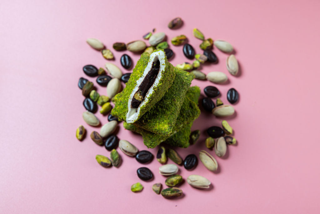 Pistachio Chocolate Cushions sfeerfoto