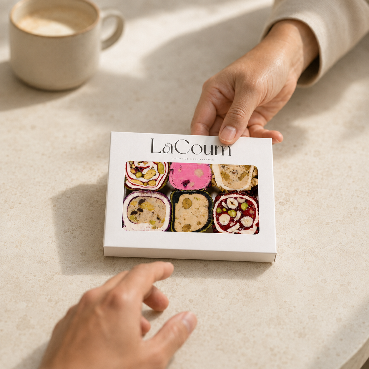 LaCoum Giftbox Blister in een natuurlijk geefmoment