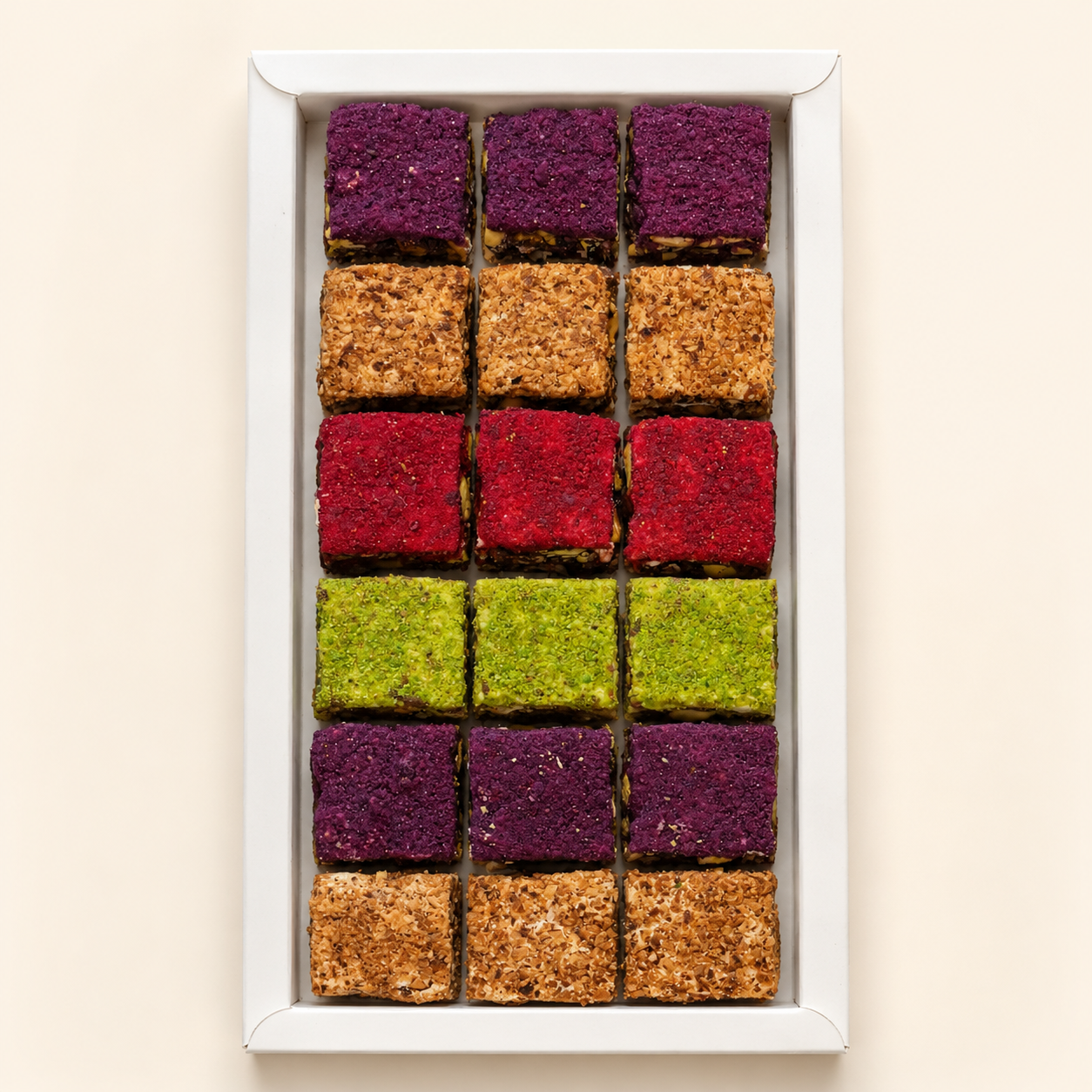 LaCoum Cubes, groot gemengd doosje met 18 cubes