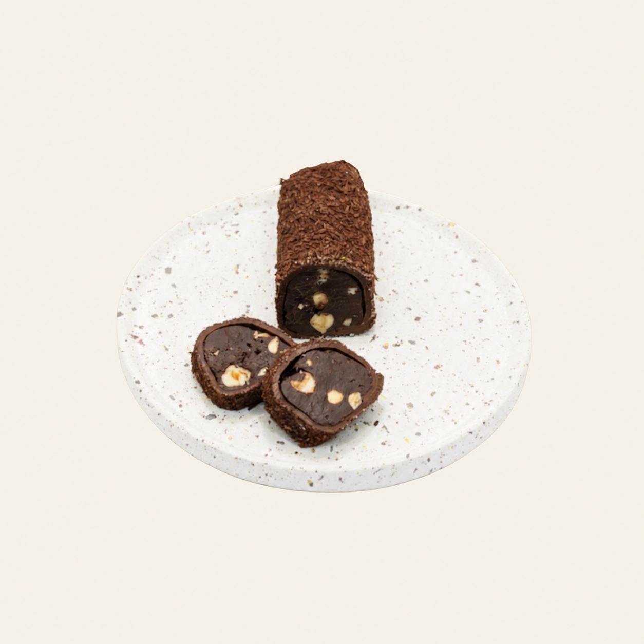 Galaxy Brownie op warme achtergrond
